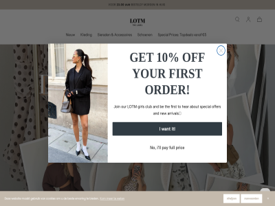 0 10 23.00 5 aanvaard about accessoires afwijz and arrival be best besteld bied clos club content cookies dialog ervar first full ga gebruik get girl hear her huis i it join kleding kom l ll lotm m maakt morg new nieuw no off offer order our pay pric prices s schoen shop sierad special the to topdeal uur vanaf websit wet winkelwag your