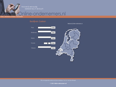 2023 adverter bedrijfsnam bedrijv contact gid hom informatie klik online-ondernemers.nl opgenom plat postcod rubriek trefwoord voorwaard welkom wilt