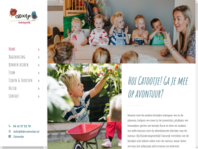 0 06 10 37 4 52 78 aaitj aangrenz af allemal allen allerkleinst armpjes avontur begin beginn behoeft belangrijk belef beleid belev benieuwd bericht beter bied biedt binn binnenkort blij boomkwekerij boskop breaking breaking-new buitenruimt catootj complet contact contactformulier daarna dag dagelijk dagindel dankzij dichtbij diertjes dik e e-mail eerst elkar erg ervar eten feestj ga geborg gelijk gev gevond gezell gezicht goedemorg groter hal help hen hoi hom huiselijk ieder individuel info@kdvcatootje.nl instek jar jij kennis kennismak kijk kind kinder kinderdagverblijf kindjes kleinschal knuffel kom konijn koppies kos kun lat leeftijd leidster ler les liekeee mail mak mee moestuin mogelijk moois nam natur nem new nieuw ontdek onz plass pluk ram rest sam seizoen snel spel stamp stan stap tariev team telefoonnummer thuis tijd tomaatjes tuss twed uitgestrekt vast veilig verschill vertell vertrouw verzorg vindt voorzien vrag vul war we wij zelf zie zien zodat zovel zwaai