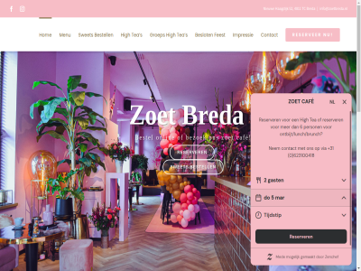 +31 04 10 18 23 4811 48uur 52 6 bereik beslot bestel bestell bezoek breda caf contact facebok feest ga gemak grag groep group haagdijk help high hom impressie info@zoetbreda.nl inhoud instagram knop kunt league max media menu nieuw onderstaand onlin onz privacyverklar reager reserver s swet tc tea telefonisch verder via vrag whatsapp wij z.s.m zoet zoetig