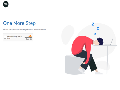 acces check cm.com complet even geduld mor one pleas security step the to