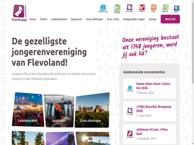 1 11 14 1748 2026 2027 40059094 50 7 8302 aankom activiteit afdel algemen alic all am annefleur april bekijk bestat bregepop busuitj contact cultus december emmeloord evenement februari feest flevoland gezelligst hel hom homepagina inn j19nu jar jij jonger jongeren19nu jongerenveren jubileum kvk ledenvoordel lid lull onz organiseert ouw paul privacy provincial ruth sander spel sponsor ticket twan veelgesteld veren verklar voorwaard vrag wilgenlan word