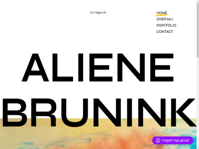 alien app art brunink contact creeer dagelijk geinspireerd gerust gevoel happ hom it let omgev portfolio vrag