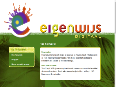 05065798 1 2022 2023 28a 50 8094 aanmak account actie administratie administratie@eigenwijsdigitaal.nl all applicatie april bedrag beluister blijv bruikbar cashback cashback-actie contactgegeven credit creditssystem daarna digital download e e-mailadres eerst eig eigen-wijs eigenwijs eigenwijs.digitaal elk email facebok gan gebeurt gebruikersnam gekocht gesteld gestopt groter hattemerbroek hieronder hiervor hoger hoogt inlogg inwissel klein kleuter kleuter-wijs klik knop kort krijg kun kvk laatst lied liedjes liedwinkel luidsprekertj mailadres meerder meest meester meezingversie meld middel moet mogelijk muziek namelijk nieuwsbrief omtrent onderstaand ontwikkel onz opnam princip pw registrer relatief stopt tegoedbedrag toegang vanaf verget verkop versie verspreid verwerkingskost via volled voorbeeld voskuilerdijk vrag vull wachtwoord we websit wer werkt wijs www.eigenwijsdigitaal.nl zul