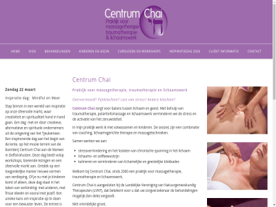-856190 0514 0615132781 2000 2026 22 32150988 59 8508 aangeslot achternam activatie all allen alternatiev ander balan begin behandel behulp betekent bewuster biedt binn blokkades boeiend boerderij centrum chai chronisch client coaching combinatie contact content copyright creatiev creativiteit cursuss dag del delfstrahuiz e e-mailadres entree friesland fris gan geest geestelijk gezin gratis groet hand hom ideeen informatie inschrijv inspiratie inspiratiedag inspirer jannie jannie@centrum-chai.nl jezelf kalmer kan kinder klacht klar komt kvk landelijk last lent lev lezing lichaamsgericht lichaamswerk licham loslat lvnt maart mailadres manier markt marwei massagetechniek massagetherapie mindful mogelijk mooi natuurgeneeskund nieuw nieuwsbrief omgev ondernemer ontdek onz oververmoeid pijnklacht polariteitsmassag praktijk rb reserved right sam schrijf sessies sfeervoll sind skip spanning spiritualiteit spirituel stap stat stres stressverminder tek ten terrein therapeut therapie tjeukemer to toegank traumatherapie tuss uniek verbind verdiep veren vergoedt verminder visie volop volwassen vooral voornam vorm vriendelijk war we welkom wereld werk workshop www.centrum-chai.nl zelfbewustzijn zenuwstelsel zoek zondag zorgt zorgverzekerar