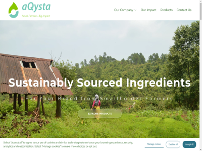 0 01 02 03 07 2 2525 47/1/103 a about accept acces addres affordabl agree agricultural agroforestry all analytic and apart aqysta are areas at banana barsha based bean betwen biochar blog/news blossom brand bridg browsing build but bv by carer certification chain chang chaotic chemical choices chos climat climate-resilient com communities companies company complianc contact cookies creat customization declin deliver digital digitally directly document dried dryer educat email embeded energy enhanc ensur entir environmental ethical europ european even exclusively exotic experienc explor factory farmer farming field follow for from fruit gap generation ginger giv godown grassrot gren ground groundnut gs guwahati h1 hague hardwar harvest help hibiscus how hydropowered impact india industry info.india@aqysta.com info.malawi@aqysta.com info.nepal@aqysta.com info@aqysta.com ingredient innovation innovativ instead intensively into irrigat irrigation kamba kd khanapara knowledg lalitpur land languag learn legumes lilongw limited link local losses ltd maharashtra mak malawi manag management mango map marg mbidzi met monocropp mor most movement natural ned nepal netherland new no not nut offer offic offices on opt or organic our out pepper pineappl plot practices prices privacy process processes produc product profitabl promot protocol pump pvt quality quantity quick rajpurohit rd receiv reduc regional remain remot renewabl requirement resilienc resilient resources respect respectiv road sanepa security select set shanti shell sign similar smallholder social solar sourc sourced sourcing speak spices standard strength stret strict struggl subscrib sustainability sustainabl sustainably team technologies technology televisiestrat testing that the their thes throughout timur to traceability track train transform turmeric understand up updates uphold us use using value variety velly villag watermelon we what whil with work working your