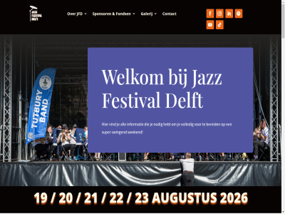 19 1985 20 2024 2025 2026 21 22 23 aankond aanmeldformulier achter achtergrondverhal act algemen all allen anbi anbi-instell artiest artiestenbegeleid augustus band bekijk belef bereid betrok big bijdrag binnenuit blijf brengt connect contact copyright creation cultur culturel dankzij del delft draait duik dunlop eenvoud elk en energie erkend exclusiev fantastisch festival fiscal fonds fotoreportag funky fusion galerij gedrev gepassioneerd gezicht grag hart hebt helpt historie historisch hoogt hoogtepunt hor improvisatie informatie instell intiem inzet jar jazz jazzhart jazzsc jazzwereld jezelf jfd jij jouw klar klopp krijg kunt lat leeft les leverancier maakt magie mak mee meld missie mogelijk moment muziek muzikal neerzet nem nieuw nodig not ondersteunt ontdek onverget onz opbouw partner persverzoek programma publieksontvangst rauw s sam samenwerk scherm sfer sind sneller solo solo-act soul sound spel spetter sponsor spotlight stad stan steun stralend super swing swingend team techniek terug transparant uitgebreid uitmak updates verhal vernieuw verschil vertelt vind visie vol volled voordel vorig vrag vriend vrijwilliger we weekend welkom wher wij will word zet zoekt
