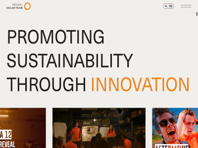 brunel innovation nl promot solar sustainability team through