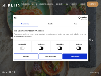 advertenties analyser bied bistro bites bowling caf consent contact content cookies detail follow functies gebruik gezelschapp grand grot kid maakt magic market media merlijn nem noodzak personaliser reserver selectie selection social statistiek toestan toestemm us voorkeur we websit websiteverker weiger werk