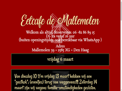 -82 06 10 11 15 16 17 18 180 19 2585 39 5 50 5st 6 7 8 86 89 9 adres aglio aioli atjar bereik biefstuk blanch boerenjongen briochebroodj brod buit burger caf camembert champignonsaus chocoladesaus chorizokroketjes citroencakej contact dagschotel dam den di diamanthas e eetcaf frites gamba gebak gegaard gemarineerd geroosterd gram groent hag hamburgersaus honing honing-mosterdsaus hoofdgerecht huisgemaakt ijs kaas-spinaziekroketjes kas kipdij kipsat knoflok kogelbiefstuk kroepoek limoenmayonais maart mal mallemol megaschnitzel melt mexican mosterdsaus mrij nagerecht olijfolie olijv olio openingstijd oven pepertjes pil pindasaus puree reserver romig s salad sat sla slager slagrom smeersel sousvid spaghetti spinaziekroketjes stokbrod tapenad tijm/rozemarijn tiramisù tomat tonijn tosti tuna uien uur vanaf vanill vegetarisch via voorgerecht vrijdag wagyuburger wagyurund walnot warm whatsapp xg za