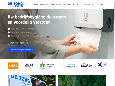 0 00 070 09 1 16 217 30 5 75 aanzien advies afkomst afnam afval ander assortiment automatisch basis basisschol bedrijfshygien bedrijfsvoer beheerd beheert bekijk bell bereik beschik bespar betal betrouw bewust bezoekersaantal bijvull bijzonder binn boss budget bv certificer colleg combinatie complet contact contract dameshygien dienst dispenser drie drog duurzam ecolabel elektrisch elk email eu export fabrikant fijn frequentie fsc fsc-gecertificeerd fsc-keurmerk full full-servic garander gebruikt gecertificeerd gedur gehel geproduceerd gev gevestigd goed grag gratis hand handdoekdispenser handdoekjes handdoekroll help hofman hom hoogst horeca hout huidig hygieneproduct hygienic hygienisch incl info@dejonghygienics.nl inlogg inricht interieur iso jong juist katrin keurmerk keuz keuzes kiest kiez klant klantenservic kunt kwaliteitsnorm legg levenscyclus lever lind luchtverfrisser luchtverfrisserservic maakt maatschapp mak manier marius mee meedenkt meest men merk milieu milieuvriend minimaliser modern montag monter mvo nem noviflora onderhoud ondernem onderwijs ontvang ontzorgd onz oploss overeenkomst overstapservic overstapt pand papier partij passend past prettig probleemlos product project rabarber reager respect review rijd ristorant routeplann ruimt ruimtes s sanitair schone-zaken.nl schoonmak segbroek servic sgroppino slimm snell stapp supersnell theaterschol tijdig tork transportbeweg tuss uitsluit uitstek vast veelgesteld vendor verantwoord verder vervolgen verwerk verzorg verzorgd via video videos vincenzo voldoen voldoend volled voordel voorraadbeher voorrad voorzien vouwhanddoekjes vrag vrijblijv vulling w we werk werkdag wet whatsapp wij wijncaf wilt zak zegg zet zoal zonnepanel zorg