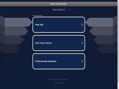 dies domain haarstijl.nl kauf policy privacy