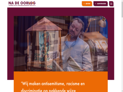 -2500281 -39762378 0102 0329 06 085 10 2023 2026 98 aanvrag achter actief afgelop all antisemitism baby baumgart begrenz bekijk besprek bestat blijv bot centrum concentratiekamp contact daarin direct discriminatie duizend eensgezind eigen elisabeth gan gastles gastless gastspreker gebruik gegeven geinspireerd gev goed grootouder grootst herdenk hoogt indruk info@nadeoorlog.nl ingb interactiev jar jod jouw keuz kinder klik krijg landelijk lat les maakt mail mak manier media meerder mogelijk naoorlog national nederland nieuw nieuwsbrief nl95 nodig onderduik ontvang onz oorlog organisatie ouder pakkend plek privacybeleid promo racism robert schur slag social sophie spannend speelt spull stan steun stichting stralend t.n.v terugker tien tragisch trot uitgegroeid uitgelicht vader verbind verder verhal vernietigingskamp verrad vertelt verzet verzorgt viool vlucht vormgev vrag vul waarom waarop we wek wij wijz wildvreemd wo2 zichtbar zon zorg