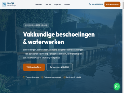 01 02 03 04 06 08 1 10 100 14 15 1785 2015 2026 26 42 63757788 86 aanbouw aanleg aanspreekpunt aanvrag achter achteraf achtertuin actief adres advies adviser afgestemd afkalv afscheid afsprak afwerk allen ander bedrijf bedrijv bekijk bel belast bell bereik bericht bescherm beschoei beschoeiingswerk best betrouw bg binn bloembak bodem bouw by constructie contact damwand den denk dienst dijk direct duidelijk duurzam dylan e e-mail een eerst elk erfafbaken erfafscheid ervar extra facebok formulier foto functionel funder gat gebruikt gegeven geniet gereedschap gerust gevestigd gevraagd gewenst grag grootschal groter hardhout hekwerk hel helder help hoekwon holland hoogteverschill hout houtconstructies industriel info@vandijkbeschoeiingen.nl it jacobsz jan jar jarenlang juist kanal kijk klar klik kom kunt kvk kwaliteitshout lang langdur lat lever lokal loung maatwerk mag mail mark mat material mee meest minimal mooi mooier nam nem net netjes nh noord noord-holland oever oeverbescherm offert omgev ontvang onz opgeruimd oplever oploss optimal over pal particulier person plaats plek poort powered precies prijsafsprak professionel project quastplantsoen reactie reager realiser referenties regio renovatie resultat rond schutting selecter selectie sfeervoll sind situatie slot snel specialist stal steiger stevig stijlvoll teken telefon terras terrass terrein transparant trapp tuin tuinruimt uitgevoerd uitspoel uitvoer vakkund vakmanschap vakwerk vandag veilig veld vergrot verplicht verrass verstur verwacht via vijver vlonder vooraf vorm vrag vrijblijv vul waarom war water waterkant waterstand waterwerk wens werk werkdag werkwijz whatsapp wij wilt woning zakelijk zorgvuld zwar