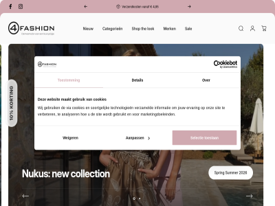 0 1 10 2 2026 4 4fashion 6 95 aanpass analyser categorieen collection cookies dameskled detail ervar facebok ga gebruik gebruikt informatie inhoud instagram jouw korting leuk login lok maakt market marketingdoeleind merk new nieuw nukus onz pagina prijsj sal selectie shop sit soortgelijk spring summer technologieen the toestan toestemm vanaf verbeter verzameld verzendkost via webshop websit weiger wij winkelwag zoekopdracht