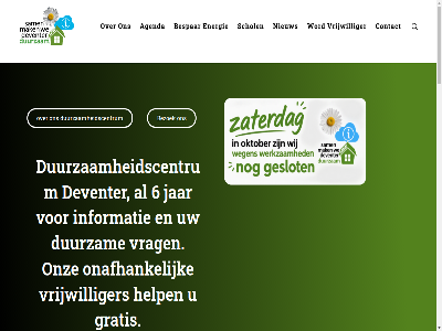 1 11.00 17.00 35 aanmeld activiteit agenda bespar bezoek bezoekadres centrum contact deventer duurzaamheidscentrum duurzam duurzamer energie energieadvies geopend gratis groep grot hom ingang jij jou jouw kerkhof kunt leuk lijkt linkerzijd mailbox mak nieuw nieuwsbrief nieuwst omgev ontvang regelmat sam schol schrijf stadhuis stadsetalag stel t/m vrag vrijwilliger wet woensdag word zaterdag