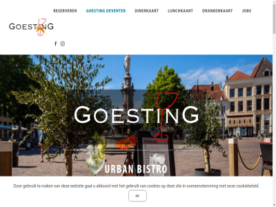 akkoord bistro cookiebeleid cookies deventer dinerkaart drankenkaart facebok gat gebruik goesting instagram job lunchkaart mak ok onz overeenstemm reserver sit tripadvisor urban websit