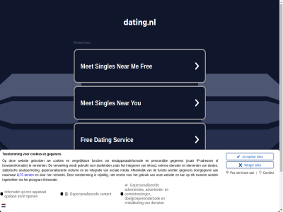 dating.nl policy privacy