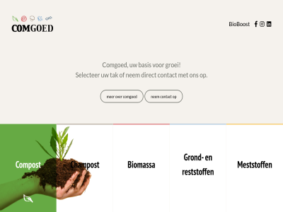basis bioboost biomassa champost comgoed compost contact direct groei grond meststoff nem reststoff selecter tak