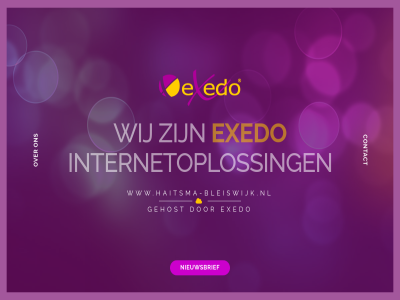 betrouw contact duidelijk exedo gehost hosting nieuwsbrief websites www.haitsma-bleiswijk.nl