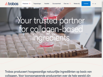 100 2026 5107 aangepast algemen and b.v based basis beauty bedrijf behoort bekijk benut bied bijna bijproduct biomassa bred circulair circulariteit collag collagen collagen-based contact cosmetic cosmeticaproduct daarmee disclaimer dong draagt duurzam economie ecovadis efficient eig eigenschapp energie erkend essentiel expert fabriek fod foodgrad footprint for functionel gebruik gegarandeerd gelatin geneesmiddel geproduceerd gezondheidsvoordel gezuiverd grag grondstoff health hel help hoogst hoogwaard huis ingericht ingredient jar kern krachtig kunt kwaliteit kwaliteitseis laagst lever levert mak missie mogelijk natur ne nederland nem nl nutrition o.a onmis ontdek ontwikkeld onz optimal partner peptid pharma privacyverklar produceert producent product productie sam scala sector specifiek sportvoed supplement talloz terug toe toepass toonaangev trobas trusted uniek upcycl vel verder verschill vertrouw vertrouwd vind vital voedingsproduct voeg voldoen volled voorwaard vorm vraagt vrag waard war water waterzuiveringsinstallatie we wereld wereldklas werk wet wij your zonn zonne-energie