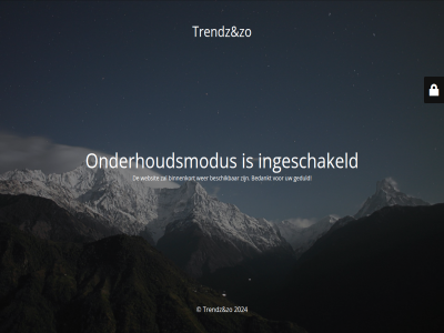 2024 bedankt beschik binnenkort geduld ingeschakeld maintenanc onderhoudsmodus sit trendz undergo websit wer