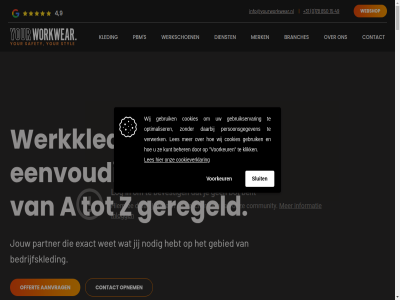 +31 0 00 01 02 03 04 05 08 15 17 2026 22 30 3315 4 49 5 78 850 9 a aanvrag actiev adres adviesgesprek afgestemd afsprak akkoord algemen all allemal artikel b basis bedrijf bedrijfskled bedrijv bedrukken/borduren beeld behoeft behulp bekijk bereik bericht bestell bestelportal bestelproces betrok binn blijv bouw boy branch branches breng by club comfort contact contactformulier contactgegeven continuiteit controler corporat creativ dag daxxa dienst dinsdag direct donderdag dordrecht draagprestaties drag drie duidelijk e e-mail e-mailadres eenvoud eigen eis elk eruit exact foutlos gan gebied gecombineerd gecontroleerd geregeld geselecteerd geslot gesprek geweld gewon goed googl grip groter harry hebt hennie hiermee houd ideaal inclusief industrie info@yourworkwear.nl inkoper inricht installatietechniek inventarisatie inventarisatie/gesprek jan jij jouw juist kaart klant klar kleding kledingadvies kledingvisualisatie kledingvisualisaties klein kom komt krijg kunt kwaliteit launched lekker les lever leverancier levertijd lg licht locatie logistiek loopt maandag mail mailadres mak map mat medewerker mens merk mol moment multi multinorm nazorg nem nieuwsbrief nodig normer offert offshor omgev ondersteun ontzorg onz openingstijd oploss opnem order organisatie overzicht partner passessies pasvorm pbm per perfect person personeelsdienst petrochemie plan portal praktijk privacybeleid proces producer product productie rest richt s scan schep schoen schrijf showrom situatie slag social soepel soort sport sportkled stan stapp start telefon toepass torenburg twee uitgeleverd uitlever uitwerk unibarg vak valsterweg vandag verder verschill verstur verwerkt via vind visuel voldoet volgen volled voorstel voorwaard vrag vrijdag waterbouw we wear webshop weg wens werk werkkled werkschoen werksituatie werkt wet wij windindustrie woensdag workwear your z zaterdag zegg zien zit zocht zondag zorg zorgvuld à