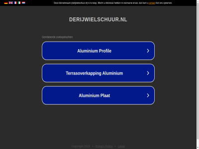 2025 copyright derijwielschuur.nl legal policy privacy
