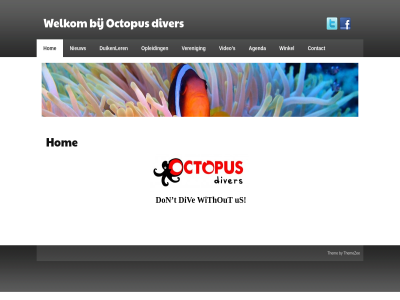 agenda by contact div diver don duikenler hom nieuw octopus opleid s t them themezee us veren video welkom winkel without