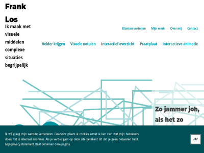 allemal animatie anoniem beeld begrijp betekent bezoeker bezwar complex complexiteit contact cookies daarvor drie figur frank gat grag hebt helder ingewikkeld interactief interactiev jammer joh kijk klant krijg lijnenspel los mak middel niemand notul ok onderan ontzet overzicht pagina plat praatplat privacy sit situaties snapt stat statement sted verandert verbeter verder vertell visuel vol websit werk woord zien zodat