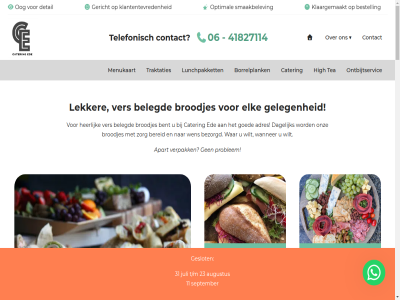 00 06 09 11 12 14 2026 23 25 3 30 31 41827114 6 6718 7 aandacht aanvrag adres adresgegeven adviser afsprak all allemal allen allerbest allergieen apart aroma augustus basis bedrijfsevenement beleg belegd bent bepaald bereid best bestel bestell bezorgd bezorgkost binn bolletjes bonbon bonnetstrat borrelplank bov bovendien brod broodjes buit cater combinatie contact contactformulier contactgegeven creaties creativiteit culinair curry daarnaast daarom daarover dag dagelijk detail dieetwens diner draait druk e e-mail ede eerst elk ernar ervar eten even evenement eventuel feest feestelijk focus formulier gast gastvrij gat gebak gebruik gehoud gekoz geleg gelov gemak geniet geregeld gericht geselecteerd geslaagd geslot gesned gevierd gezond goed grag grondlegger grot heerlijk hen hierna high hoeft hom houd ideal informatie ingredient intiem jou jouw juli kenbar kies klaargemaakt klantentevred kleinst km knapper komt kunt kwalitatief kwalitatiev kwaliteit lat lekker lekkerst lever leverancier ligt luister lunch lunchpakket maandag mail mak makkelijk mat max mee menukaart meten min minder moet mogelijk moment neemt nem nunziella@catering-ede.nl offert onbezorgd ontbijtservic ontbrek ontdek onverget onz oog openingstijd oplad optimal organiseert overher overleg passend pastasalad pauz perfect perfectie person plant problem realiser recht reken sam sandwiches saucijzenbroodj september sit sleutel smaakbelev smaakvoll smak snel special spoedig stamppot stelt stoofvles strak strev t/m taart tea telefonisch textur thuis tijd tijden tijdstip traktatie traktaties uiteraard uniek ver verfijnd verpak versheid verzekerd verzorg via viert volgend volgt vormt vrijblijv vrijdag waarin waarmee wanner war we wen wens werkdag wij will wilt xn zacht zaterdag zodat zondag zorg zorgvuld zull