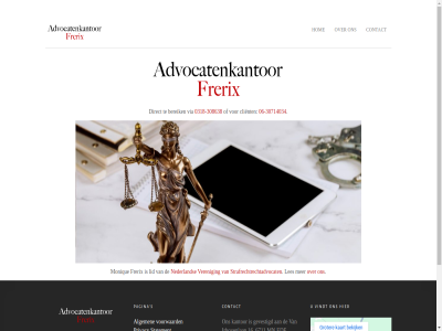 -30714034 -308638 0318 06 16 6711 advocatenkantor algemen bereik bereikt client clientennummer contact direct disclaimer ede frerix gevestigd hom irhovenlan kantoorklachtenregel kantor les lid mn monique nederland pagina privacy s statement strafrechtadvocat strafrechtrechtadvocat telefonisch veren via vindt voorwaard