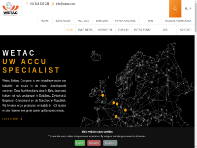 +31 01mei2024 1 2 2025 231 3 318 633 aanvull accessoires accu agenda agm agree alarm algemen all apparatur auto automotiv b batterij battery bekijk beur bied bijvoorbeeld bot bs by caravan concret consent contact cookies copyright csr direct disagree disclaimer distribuer diver download efb elektrisch enkel experienc gel gerelateerd global golf/utility groeit hard heftruck hobby hobby-accu hom hoogwerker i improv industrie industriel info@wetac.com installaties intern kom lader landbouwmachines latest les lever lithium lod lood-zur medisch momentel mor motiv motor new nieuw nl noodstrom noodverlicht offshor oldtimer onz oploss optima our particulier partner power privacyverklar product read rolstoel s schaarlift schrob scootmobiel semi semi-tractie sonnenschein specialist stand stand-by startaccu system t team technologieen telecom tester this to toebehor toegepast toepass tractie transport ups user uses using vacatures veegmachines verder verkop verschill voertuig vol voorwaard voorzien vrachtwagen websit wet wetac wij you zakelijk zoal zoek zur