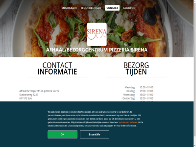 00 01 122b 15 6711pz accepteert accepter advertenties afhaal/bezorgcentrum algemen all analyses beher beoordel bestell bezorg broodjes colofon contact cookies cookieverklar derd dinsdag donderdag doner ede eig essentiel gebruik gebruikerservar info informatie italiaan kiez klik maandag menukaart noodzak ok onz optimalisatie partij pass personaliser pizza pizzeria plaats privacy samenwerk selecter sirena statement stationsweg technologieen tijd verbeter voorkeur voorwaard vrijdag welk wij wilt woensdag zaterdag zondag