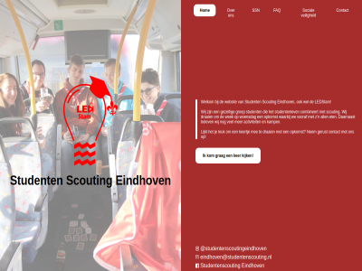 activiteit all belev combineert contact daarnaast draai eindhov eindhoven@studentenscouting.nl eten faq gerust gezell grag groep hom kamp keertj ker kijk kom ledstam leuk lijkt mee n nem opkomst scouting social ssn student studentenlev studentenscout studentenscoutingeindhov veilig vooraf waarbij we websit wek wel welkom wij woensdag z