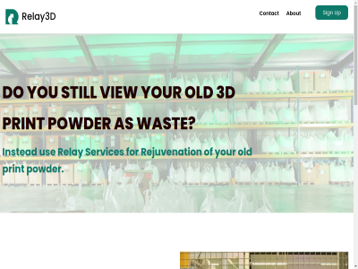 +31 0 12 135a 3d 4312 5166 6 6001 6215 8995 a about ac also as bat contact cost do ecological economic ferdi ferdi@relay3d.com footprint for graafschap henk henk@relay3d.com hornelan improv info@relay3d.com instead it netherland old operational pa powder print printing prov reduction rejuvenation relay relay3d saving servic services sign significant sls still technology the up use verbom view wast weert what with you your