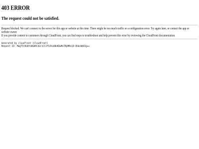 403 and be by can cloudfront content could customer documentation error find generated help id if mwgf5t0odyo8gwvcdar1cccpidvuubokdwmutrpmrvlb mwgf5t0odyo8gwvcdar1cccpidvuubokdwmutrpmrvlb-qhazak6sg not prevent provid qhazak6sg request review satisfied step the this through to troubleshot you
