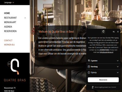 -371450 0499 5683 79 agenda ambianc belev best bezoek brabant bras contact culinair dagelijk drukt elk facebok gastronomisch gastvrij geniet gepassioneerd hom inschrijv instagram kb klar languag mak meesterwerk menukaart nieuwsbrief nieuwstrat ontsnap onverget onz q q-team quatr reserver restaurant samenkom sfeervoll stat team uniek verfijn war welkom werk