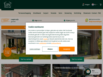 10 11 119 799 8 accepter accessoires advertentiepartner advertenties afwijz akkoord all analytisch bekijk beoordel beter carport contact cookie cookie-instell cookiebeleid cookies daarnaast dag faq functionel ga garantie gebruik gebruikerservar gebruikt gegarandeerd geopend glaz goed goedkoopst googl help hog ieder inlogg instell inzicht jar klantenvertell klik krijg laagst lat los mak market marketingcookies nl omschrev onderdel onz openingstijd overkapp pas persoonlijker prijs privacyverklar relevant sam schuifwand serr servic showrom stel terrasoverkapp tijden tuinmaximal vanaf veranda verlicht voorkeur waarmee we websit werkt wij zien zoal zonwer