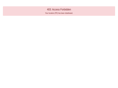 403 acces ben disallowed forbid fr has location your