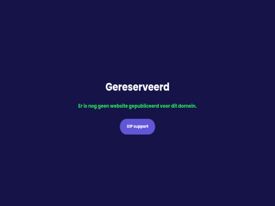 domein domeinnam gepubliceerd gereserveerd support websit xip