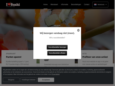 1 10 20 aanbied accepter actie acties advertenties afhal analytic android app beher beoordel best bestel bestell bezorg contact cookies daarnaast download eenvoudiger elk ensched ervar ervor gat gebruik gepersonaliseerd hom houd huidig i informatie instell ios kiez korting krijgt kunt lov market menu menukaart nederland nieuw officiel onz party privacybeleid profiter punt services sneller spaarkaart spaart spar sushi third third-party vandag verbeter via vind vooruitbestell websit weiger welkom wij wilt zorg