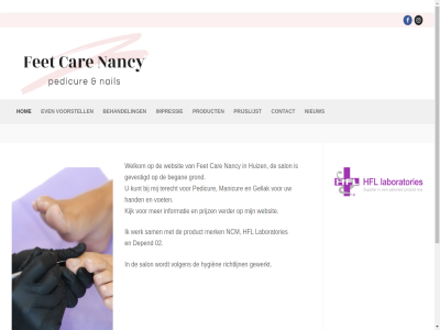 02 began behandel car contact depend doorgan even fet gellak gevestigd gewerkt grond hand hfl hom huiz hygien impressie informatie inhoud kijk kunt laboratories manicur merk nancy ncm nieuw pedicur prijslijst prijz product richtlijn salon sam terecht verder voet volgen voorstell websit welkom werk