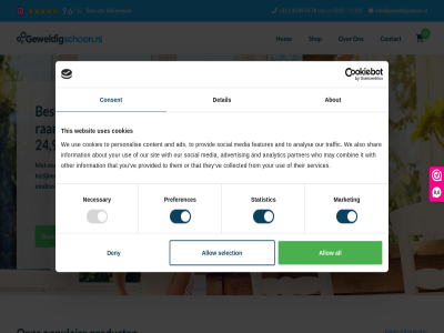 +31 0 00 09 1 10 158 17 2 24 33 4 5 6 7 78 89 9 9.6 90 93 about ads advertis all allow also analys analytic and bestel collect collected combin consent contact content cookies deny detail direct eindresultat en features from geweldigschoon.nl glanzend hom info@geweldigschoon.nl informatie information it jouw kozijn ma ma-vr market may media necessary onz or other our partner personalis populair preferences product provid provided raamdoekenset ram review selection services shar shop sit social statistic streeplos that their them they this to ton traffic use uses vanaf ve volkom vr we websit who with you your