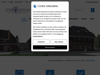 -551566 0341 10 100 27a 3851 accepter bijstra contrast cookie cookieverklar ermelo gezondheidsinformatie hom hoofdmenu huisartsenpraktijk instell julianalan menu onlin patientenomgev praktijkinformatie privacy ra regel snel submenu tekst tekstgrot vergrot verklar verklein weiger zoek