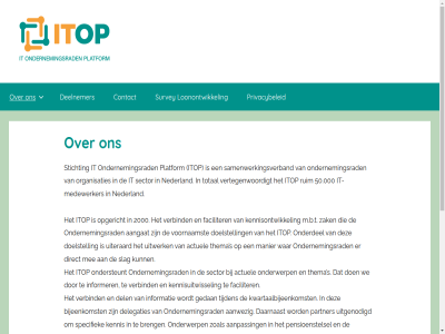 2000 50.000 aangat aanpass aanwez achterbancommunicatie actueel actuel behandeld beleidsformuler bijeenkomst breng contact daarnaast deelnemer del delegaties diepgang direct doel doelstell donovan elkar faciliter ga gedan groter hand hierbij hierin houdt informatie informer inhoud it it-medewerker itop jaarlijk kennis kennisontwikkel kennisuitwissel kwartaalbijeenkomst m.b.t mak manier medewerker mee naast nederland onderdel ondernemingsrad ondersteunt onderwerp ontwikkel opgericht or organisaties organiseert partner pensioenstelsel platform privacybeleid relevant ruim s samenwerkingsverband sector ser slag slot specifiek stichting strategie ten thema themezee tijden total tuss uiteraard uitgenodigd uitwerk vakbond verantwoord verbind verdiep verschill vertegenwoordigt voornaamst war we wordpres zak zoal