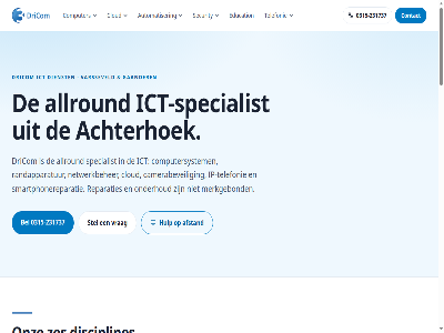 -231737 0315 2013 afstand all computer contactgegeven dricom e e-mail facebok hulp info@dricom.nl informatie instagram mail recht startpagina telefon telefonie voorbehoud welkom