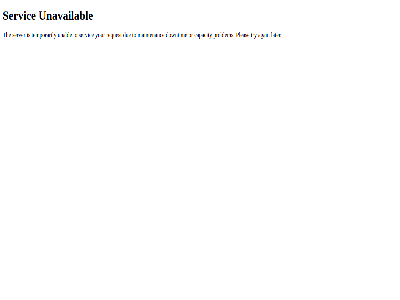503 servic unavailabl