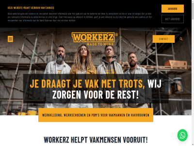 00 088 1 2016 2026 3543 46 8 825 aanmeld aansluit advertenties advies aflop akkoord algemen all ambitie analyser assortiment basis bedrijf bedrijfskled bedrijfslocatie bedruk begint bekijk bel bent beoordel beroep bescherm beschermingsmiddel beschermt bestell bestelt betrok betrouw biedt binnenkort blijv bordur bred budget bv collectie collega comfort comfortabel comfortabeler contact cookies daarmee daarom daarvan dag dak dat de denk derd dienst direct doet doornem draagt draagvlak draait duidelijk echt eenvoud eijk elk en extra gan gebruik gebruikt gedoe gef genoeg gevuld goed grag grip groeiend groep grot hand hebt helder heldinnenlan help helpt herken hiernaast hom hoogst hoort houd huisstijl informatie innovaties input jij job jou jouw juist kennismak klant klantenportal kleding kledingopties klik kom komt krijg krijgt kunt kwaliteit lang lever locatie maakt maatwerk mail mak mat material maximal mb medewerker mee mens merk misbestell nederland nieuw nieuwsbrief nieuwst nodig norm omweg onderdel ondersteun onlin ontvang ontvangt ontwerp onz open organisatie overzicht pasbus pass past pasvorm pbm perfect person plek portal praktisch precies prettig prijz privacy proefkled professionel relevant representatief rest rijdend runt s sam samengesteld samenwerk samples schilder schoen services showrom sind slag sollicitatie som special specialist standaard stapp stappenplan start stevig stukador stur team teamgevoel ter to topmerk trot uitbreid uitstral up up-to-dat utrecht vacatures vak vakman vakmann vakmens vakvrouw veilig veiliger veiligheidsschoen verander verantwoord verkoop@workerz.nl versterk vertegenwoordigt verzamel verzamelt via vind voldoen voldoet volled voorkom voorraadbeher voorrad voorstel vooruit voorwaard waarin war we websit wens werk werkkled werkomgev werkschoen werkveld wet wij will win workerz www.workerz.nl zes zien zoal zoek zorg zorgt zorgvuld zzp