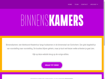 2026 archief artiest begeleidt binnenskamer binnenstad blijv contact copyright disclaimer edities gat geheim gid gorinchem grag hom huiskamer huiskamerfestival kiez kijk kleinkunst kleinkunst-theatertour kunt lang locaties mogelijk sponsor team terug theatertour voorstell vorig websit wel welk zien